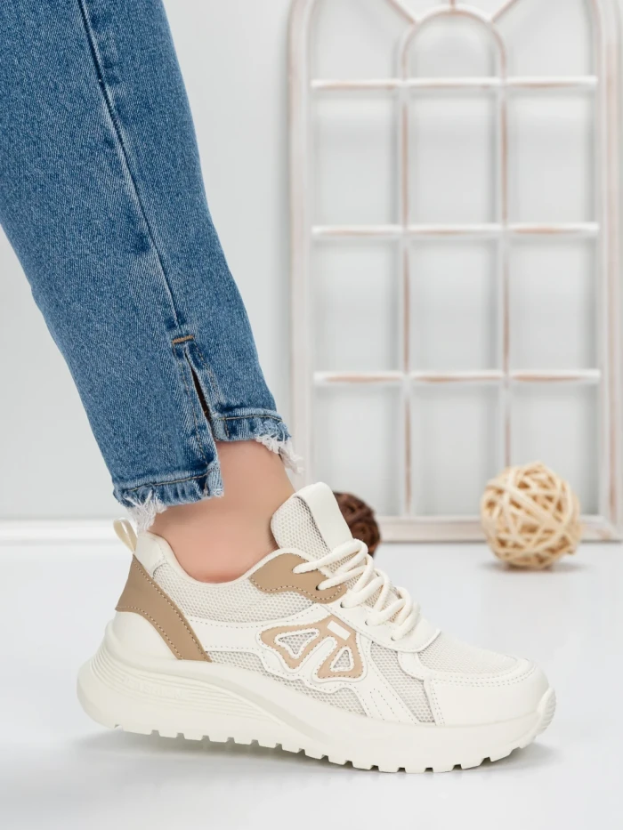 Sneakers Dama 5WL122 BEIGE | MEI