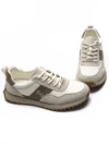 Pantofi Sport Barbati din piele naturala 5309 WHITE-APRICOT | ADVANCER