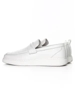 Pantofi Casual Barbati din piele naturala 12-187 WHITE | ADVANCER