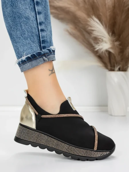 Sneakers Dama 5H62 BLACK | MEI