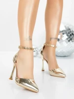 Pantofi Stiletto 5DC29 LIGHT GOLD | MEI