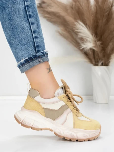 Pantofi Sport Dama din piele naturala HY3393 GREEN | ADVANCER