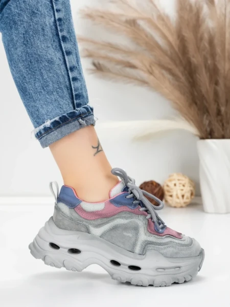 Pantofi Sport Dama din piele naturala HY2926-1 PINK | FRANCO GERARDO