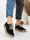 Pantofi Sport Dama din piele naturala 2535 BLACK | FRANCO GERARDO