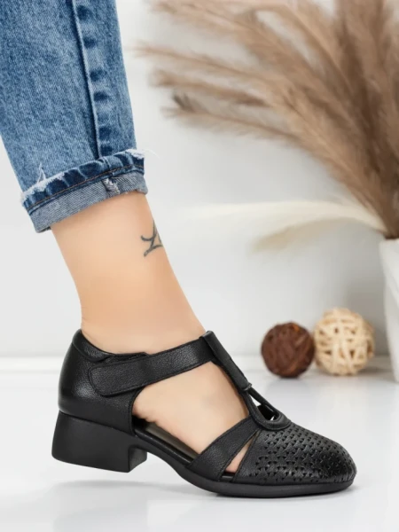 Sandale Dama din piele naturala 1171 BLACK | FORMATIONE