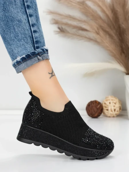 Sneakers Dama 5H65 BLACK | MEI