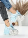 Pantofi Sport Dama cu Platforma 6166-113 BLUE | MEI