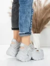 Pantofi Sport Dama cu Platforma 0897-15 GREY | MEI