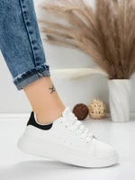 Sneakers Dama 8923 WHITE-BLACK | MEI