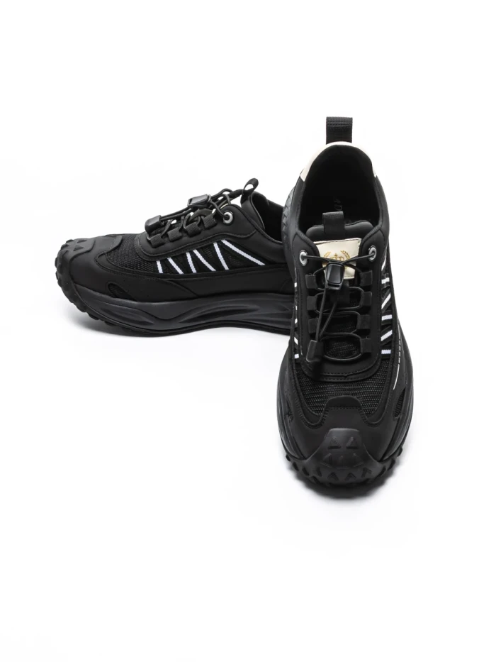 Pantofi Sport Barbati din piele naturala 5295 BLACK | ADVANCER