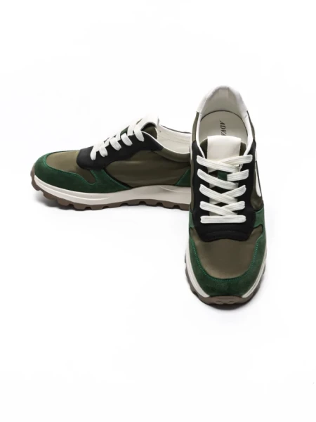 Pantofi Sport Barbati din piele naturala 8513 GREEN | ADVANCER