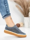 Pantofi Sport Dama din piele naturala 2501-1 GREY | ADVANCER