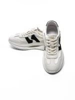 Pantofi Sport Barbati din piele naturala 69025 BLACK | ADVANCER