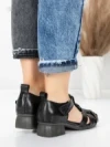 Sandale Dama din piele naturala 7983 BLACK | ADVANCER