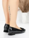 Balerini Dama din piele naturala 2321-90 BLACK | ADVANCER