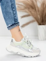 Pantofi Sport Dama din piele naturala 5A617 GREEN | ADVANCER