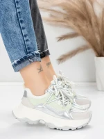 Pantofi Sport Dama din piele naturala 5A617 GREEN | ADVANCER