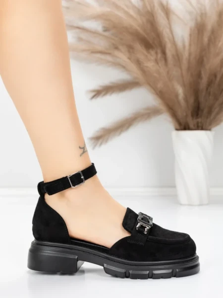 Pantofi Casual Dama 5H59 BLACK | MEI
