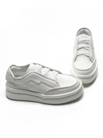 Pantofi Sport Barbati din piele naturala 5316 WHITE | ADVANCER