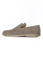 Mocasini Barbati din piele naturala 2-2090-307 GREY | ADVANCER