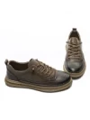 Pantofi Sport Barbati din piele naturala W27015 KHAKI | ADVANCER