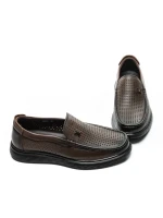 Pantofi Casual Barbati din piele naturala 93701 BROWN | ADVANCER