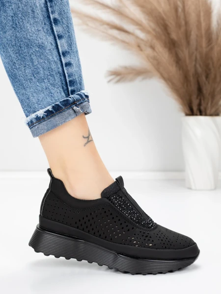 Sneakers Dama 5H68 Negru | Mei » MeiShop.Ro