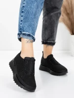 Sneakers Dama 5H68 Negru | Mei » MeiShop.Ro