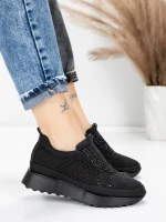 Sneakers Dama 5H68 Negru | Mei » MeiShop.Ro