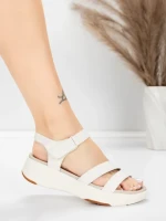 Sandale Dama cu Platforma 032 Crem | Advancer » MeiShop.Ro