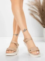 Sandale Dama cu Platforma 036 Piersica | Advancer » MeiShop.Ro