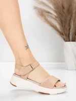 Sandale Dama cu Platforma 037 Piersica | Advancer » MeiShop.Ro