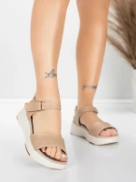 Sandale Dama cu Platforma 037 Piersica | Advancer » MeiShop.Ro