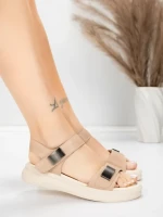 Sandale Dama cu Talpa Joasa 1028 Piersica | Advancer » MeiShop.Ro