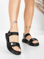 Sandale Dama cu Talpa Joasa 1028 Negru | Advancer » MeiShop.Ro