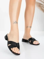 Sandale Dama cu Toc Gros 103 Negru | Advancer » MeiShop.Ro