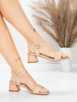 Sandale Dama cu Toc Gros 22396 Piersica | Advancer » MeiShop.Ro