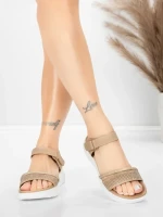 Sandale Dama cu Platforma 5GS68 Piersica | Mei » MeiShop.Ro