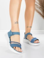 Sandale Dama cu Platforma 5GS68 Albastru | Mei » MeiShop.Ro