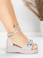 Sandale Dama cu Platforma 5H75 Roz | Mei » MeiShop.Ro