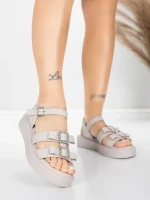 Sandale Dama cu Talpa Joasa 5H80 Roz | Mei » MeiShop.Ro