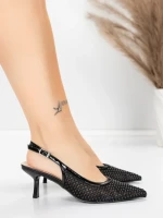 Pantofi Stiletto 5LE29 Negru | Mei » MeiShop.Ro