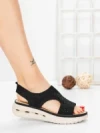 Sandale Dama cu Talpa Joasa 5GS29 BLACK | MEI