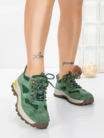 Pantofi Casual Dama din piele naturala K22112 GREEN | BERLINER
