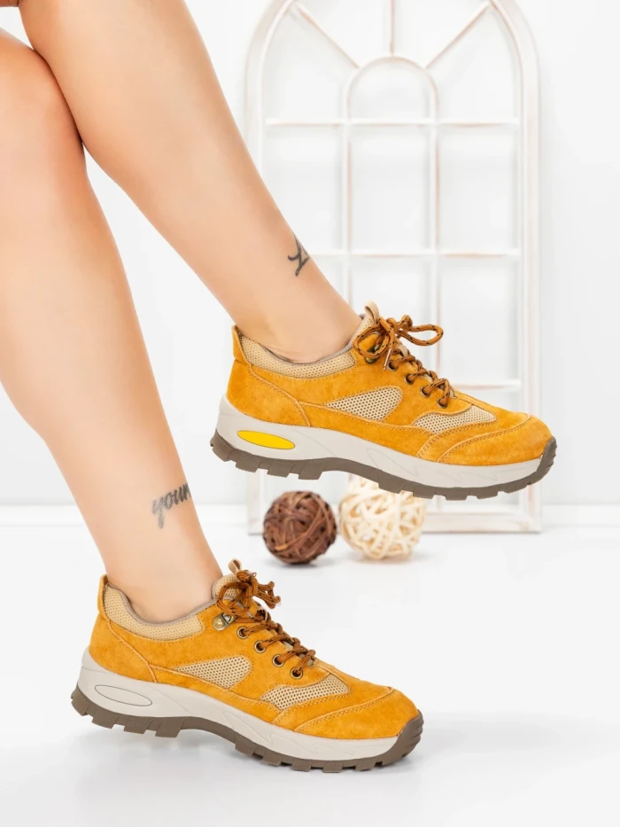 Pantofi Casual Dama din piele naturala K22112 TAUPE | BERLINER