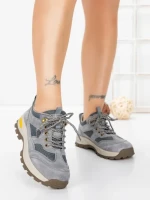 Pantofi Casual Dama din piele naturala K22112 GREY | BERLINER