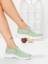 Pantofi Casual Dama din piele naturala CS07 GREEN | FRANCO GERARDO