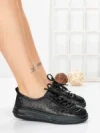 Pantofi Casual Dama din piele naturala 98088 BLACK | FORMAZIONE