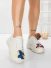 Pantofi Casual Dama din piele naturala 88135 WHITE | FRANCO GERARDO