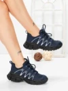 Pantofi Sport Dama din piele naturala 2382-1 BLUE | FRANCO GERARDO